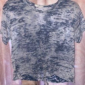 Simple blue tie t-shirt